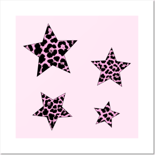 Cheetah stars sticker pack Posters and Art